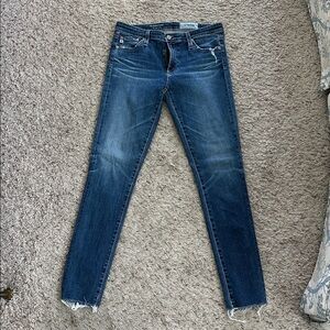 AG Adriano Goldschmied Dark Blue Skinny Jeans